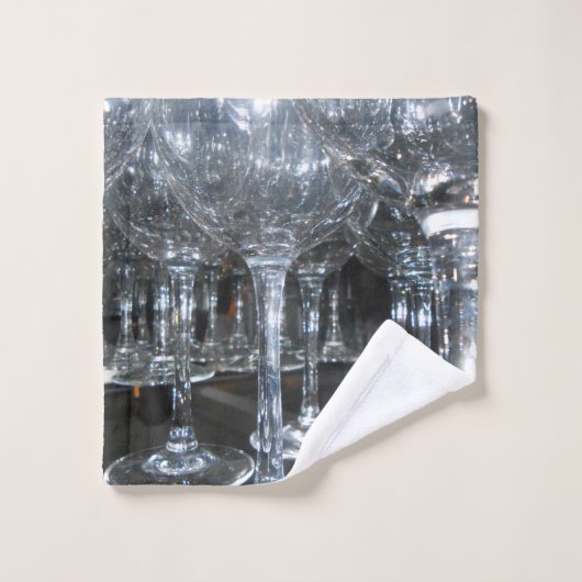 Lege glazen bad handdoek (Wasdoekje)