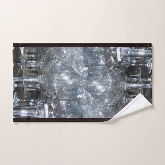 Lege glazen bad handdoek (Handdoek)