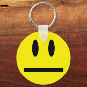 Lege glimlach sleutelhanger (Achterkant)