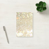 Lege goudglitter post post-it® notes (Kantoor)