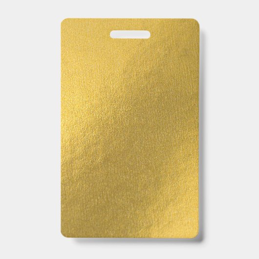 Lege goudkleurige Sjabloon Aangepaste tekst Foto A Badge (Voorzijde)