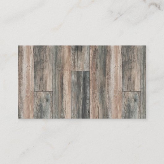 Lege grafische achtergrond van hardhout visitekaartje (Voorkant)