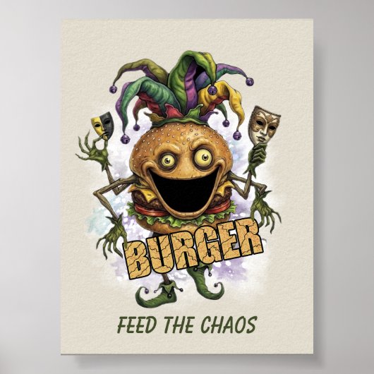 Lege Grapjurk Vriend Burger Poster (Voorkant)