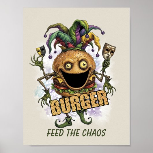 Lege Grapjurk Vriend Burger Poster (Voorkant)