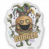 Lege Grapjurk Vriend Burger Sticker (Voorkant)