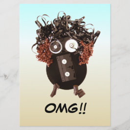 Lege, grappige koel, humoristische OMG-analoge med