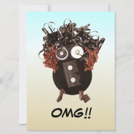 Lege, grappige koel, humoristische OMG-analoge med