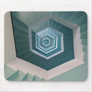 Lege grijze en witte betonsterren muismat