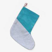 Lege grijze vloer naast pool kleine kerstsok (Voorkant (Hangend))