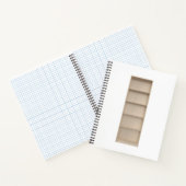 Lege houten boekenkast notitieboek (Binnen)