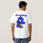 lege huls t-shirt (Achterkant volledig)