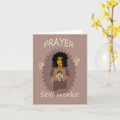 Lege inspirerend notakaart kaart (Gele Bloem)