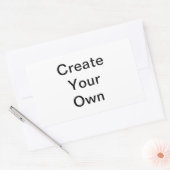 Lege items voor aanpassing rechthoekige sticker (Envelop)