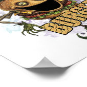 Lege Jester Vriend Burger wit Poster (Hoek)