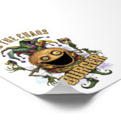 Lege Jester Vriend Burger wit Poster (Hoek)