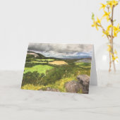 Lege Kaart 5 x 7 "het Platteland van de Nota van (Gele Bloem)