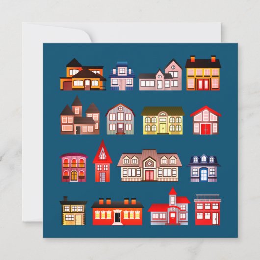 Lege Kaart architectuurgebouwen (Voorkant)