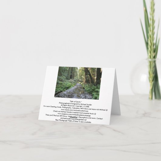 Lege Kaart, Bos Muir Kaart (Achterkant)