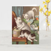 Lege kaart - de Ongehoorzame reeks van de Kat - (Gele Bloem)