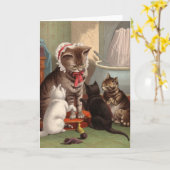 Lege kaart - de Ongehoorzame reeks van de Kat - (Gele Bloem)