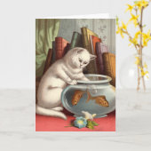 Lege kaart - de Ongehoorzame reeks van de Kat - de (Gele Bloem)