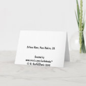 Lege Kaart: De Rivier van zoutmeren in Paso Kaart (Achterkant)