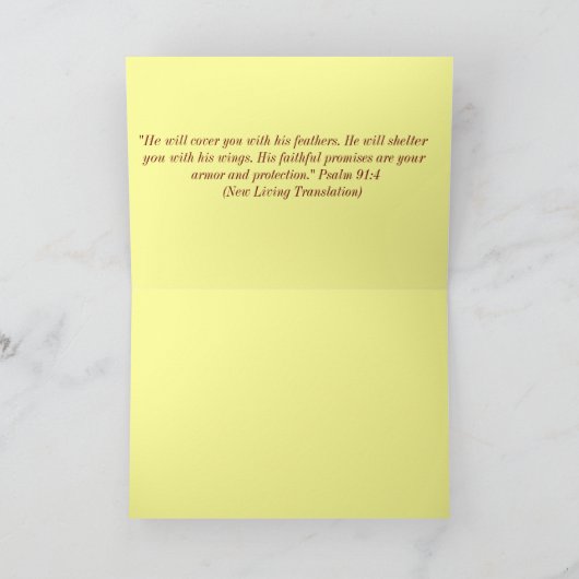 Lege Kaart met vers (Binnen)