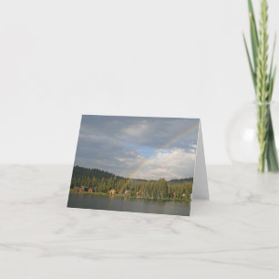 Lege Kaart, Regenboog Bedankkaart