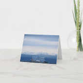 Lege Kaart, Regenboog Bedankkaart (Achterkant)