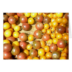 Lege Kaart van cherrytomaat