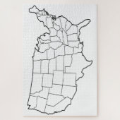 Lege kaart VS Legpuzzel (Verticaal)