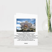 Lege Kaart, zonsopgang Bedankkaart (Achterkant)