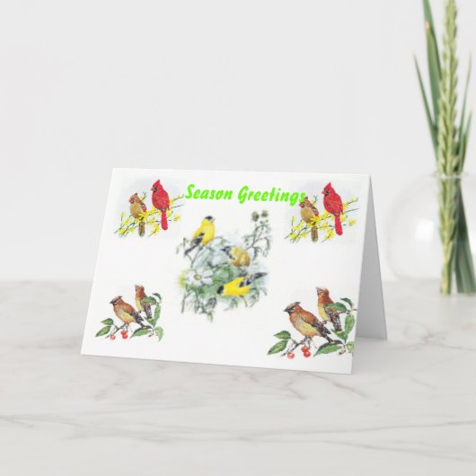 Lege Kerstkaart Feestdagen Kaart (Voorkant)