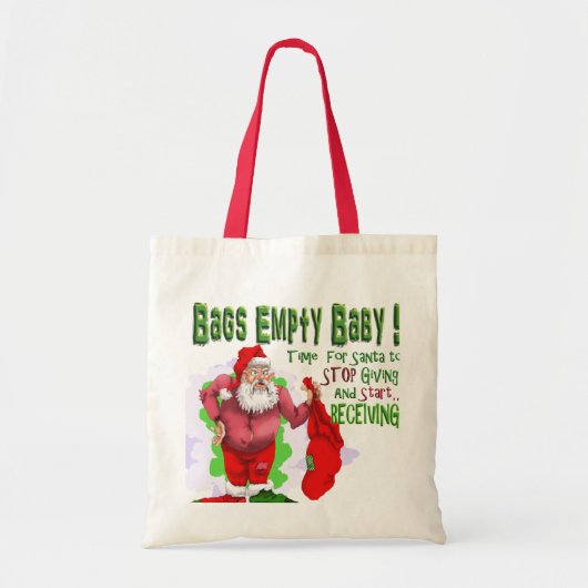 lege kersttassen Canvas tas (Voorkant)