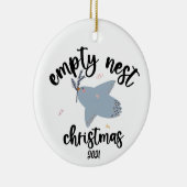 Lege kerstversiering - 2021 keramisch ornament (Rechts)