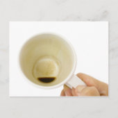 Lege koffiebeker briefkaart (Voorkant)