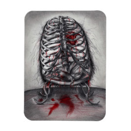 Lege Kooi Anatomie Hart Surrealisme Horror Kunst Magneet