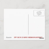 Lege kooi-anatomie-vogelhart Surreal-horrorkunst Briefkaart (Achterkant)