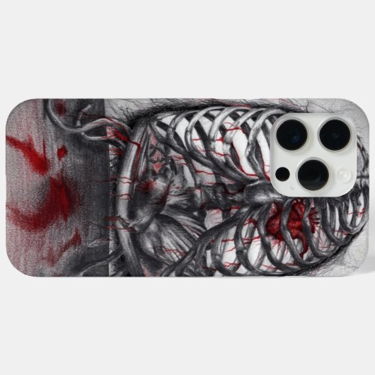 Lege kooi: Horror gothic Surreal Art Case-Mate iPhone Case (Achterkant (horizontaal))