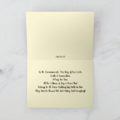 Lege kruising Hij is gerezen de Pasen van de Manus Kaart (Binnen)