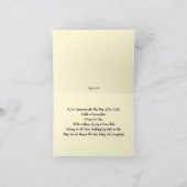 Lege kruising Hij is gerezen de Pasen van de Manus Kaart (Binnen)