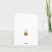 Lege Kuststrand Zonsondergang Kaart (Achterkant)