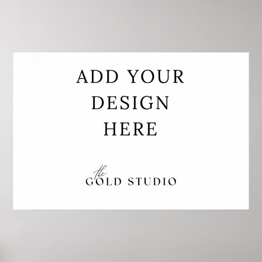 Lege Landscape Poster Sjabloon (20 x 30 inch) (Voorkant)