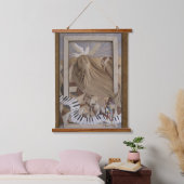 Lege leder en suede kunst, ophangtapijt hangend wandkleed (Slaapkamer)