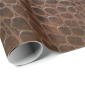 Lege lederen textuur achtergrondse close-up, embo cadeaupapier (Rol Hoek)