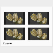 Lege Lily Seed Pods Coördinerende items Rechthoekige Sticker (Vel)