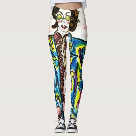 Lege" Logo's" Leggings (Voorkant)