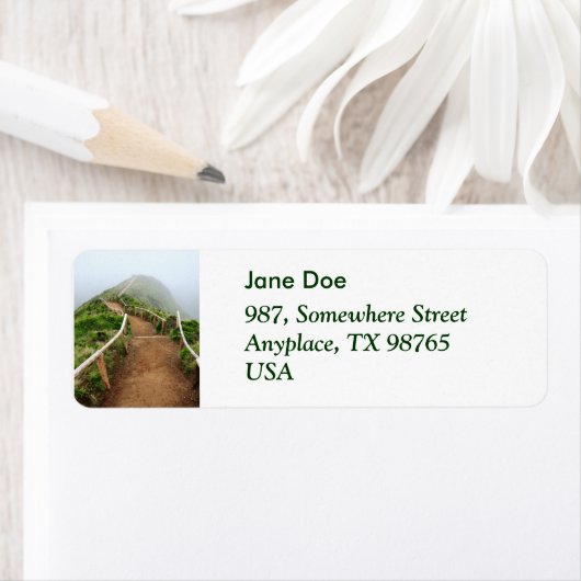 Lege loopbaan etiket (Insitu)