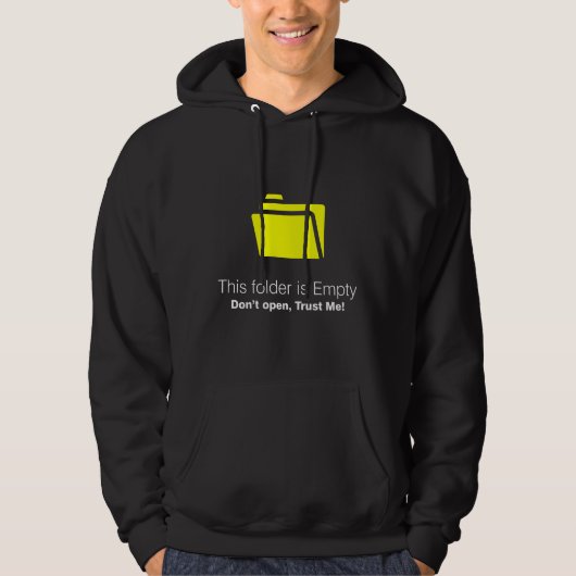 Lege mapmeme hoodie (Voorkant)