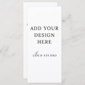 Lege menu Sjabloon (4 x 9) (Voorkant / Achterkant)